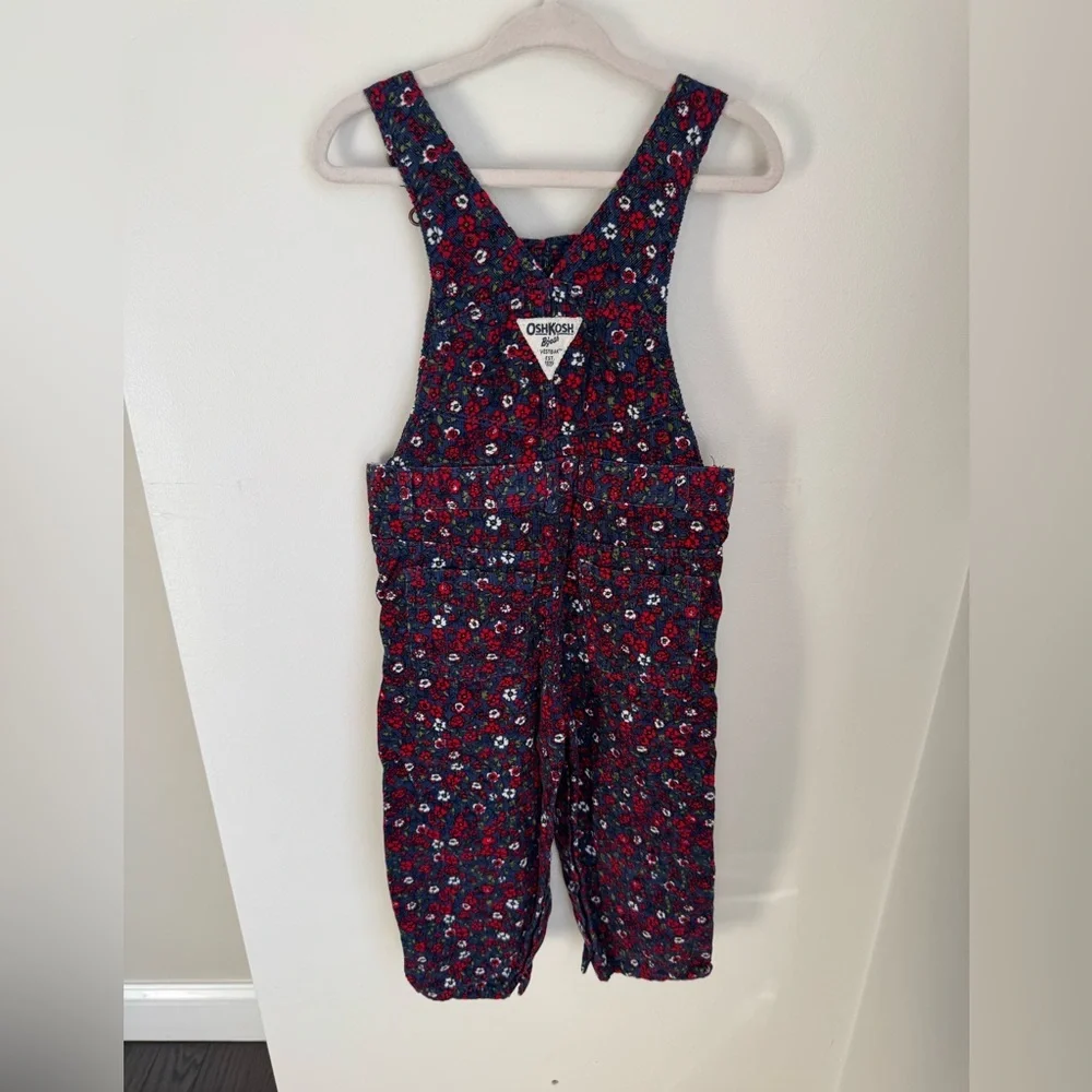 Oshkosh B’gosh Vintage Floral Overalls 24M